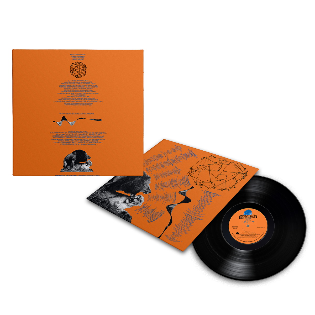 Soda Stereo - Cancion Animal 1LP Vinyl