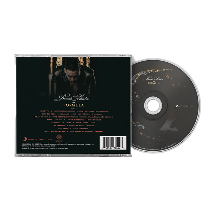 Romeo Santos - Fórmula, Vol. 3 CD