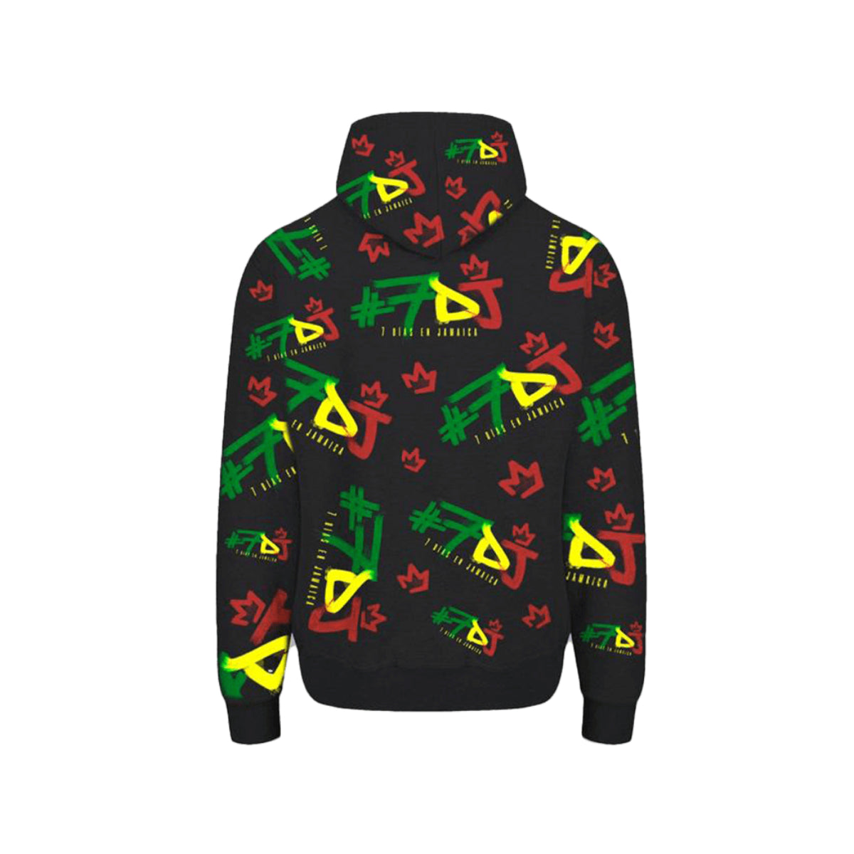 Maluma - #7DJ Color Logo All-Over Hoodie
