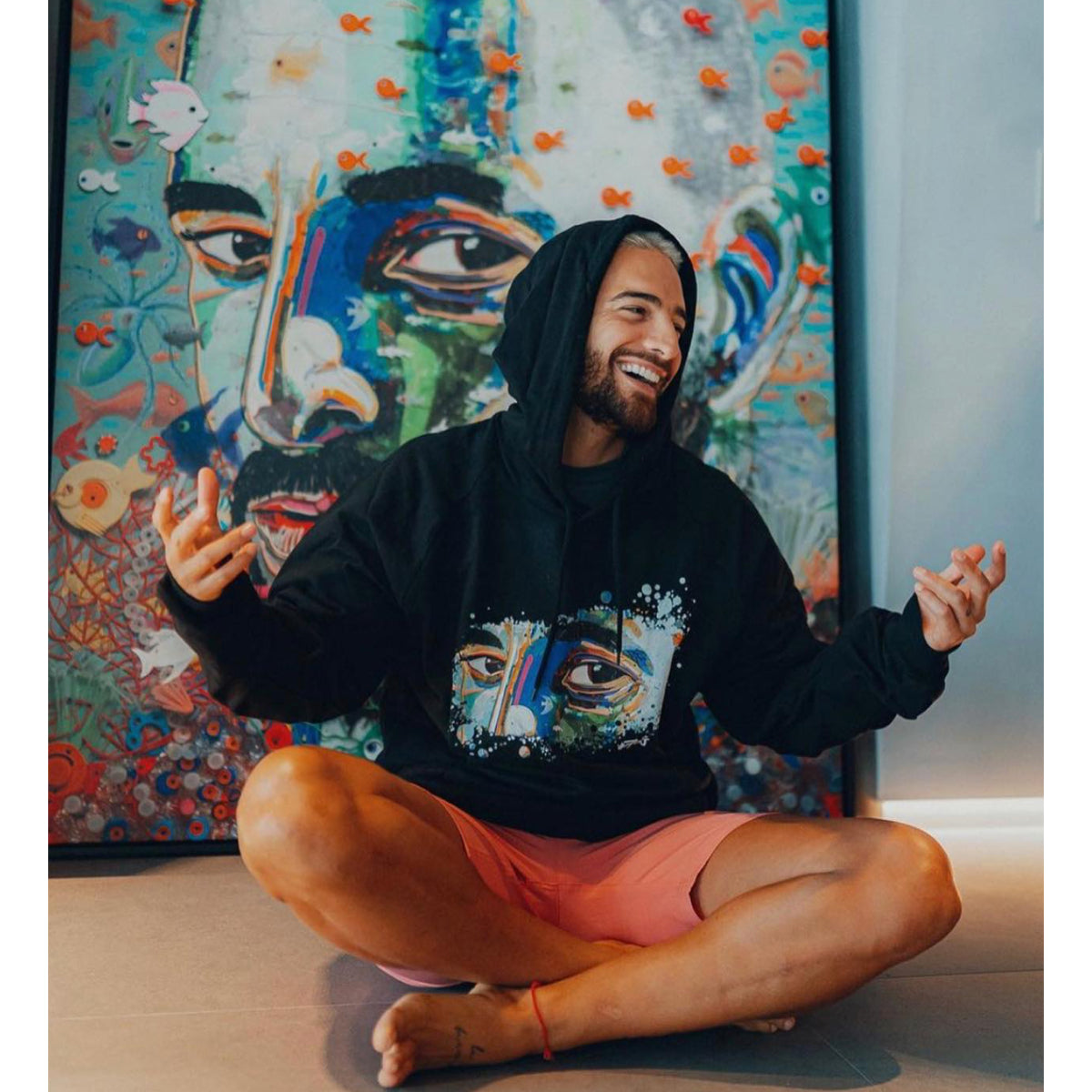 Maluma - #7DJ Black Logo Hoodie