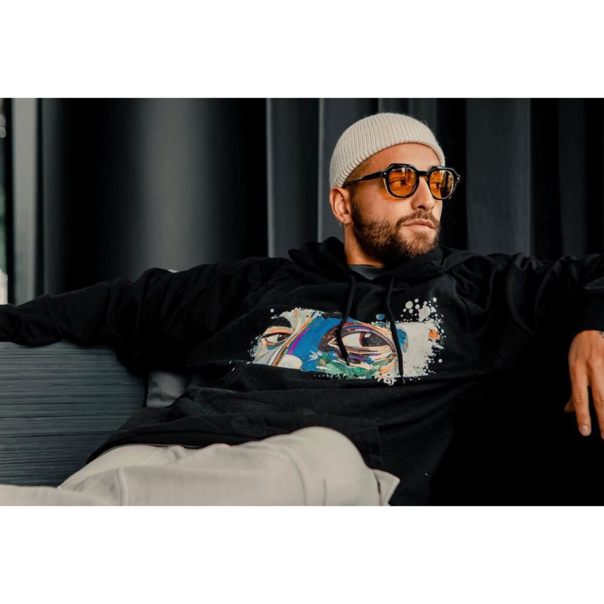 Maluma - #7DJ Black Logo Hoodie