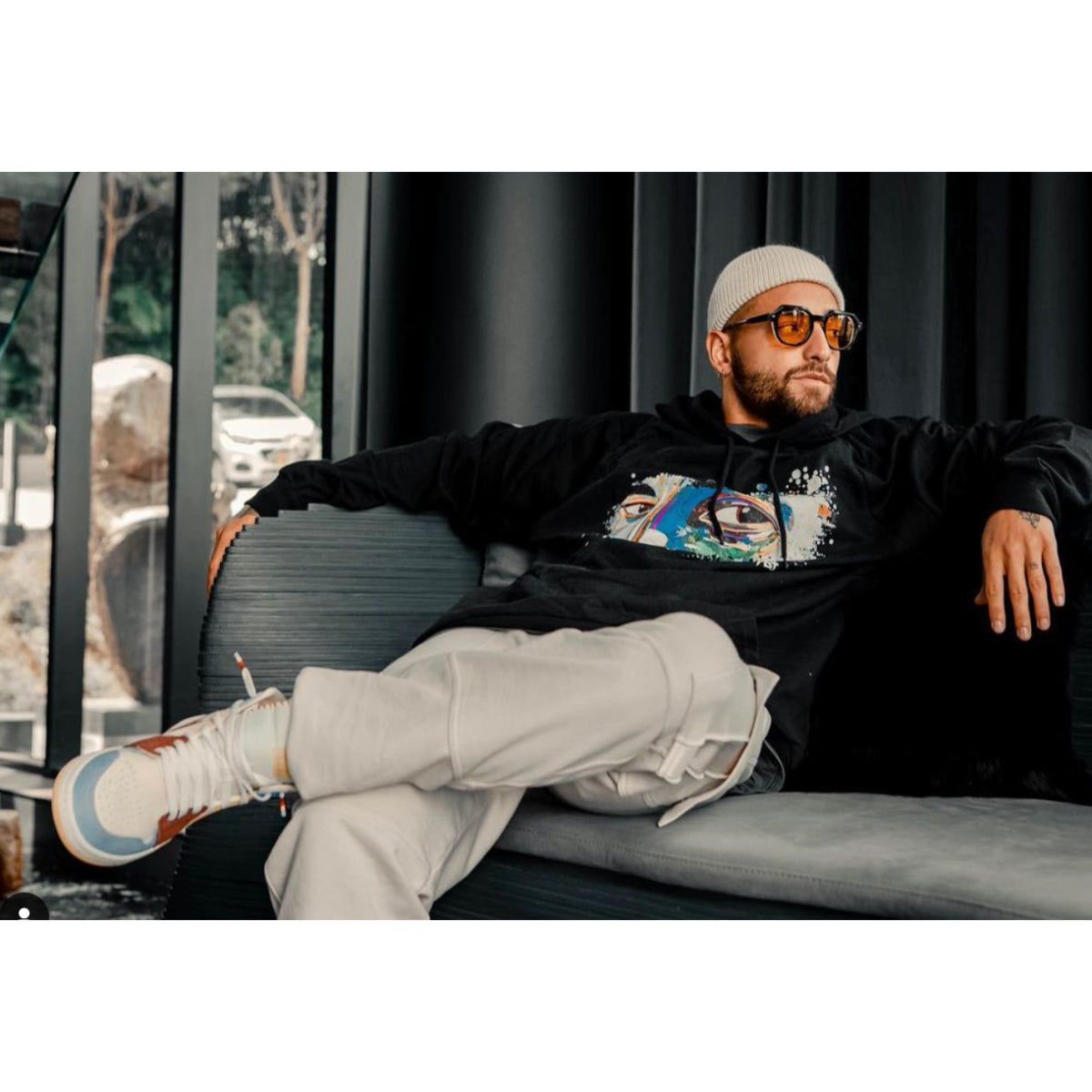 Maluma - #7DJ Black Logo Hoodie
