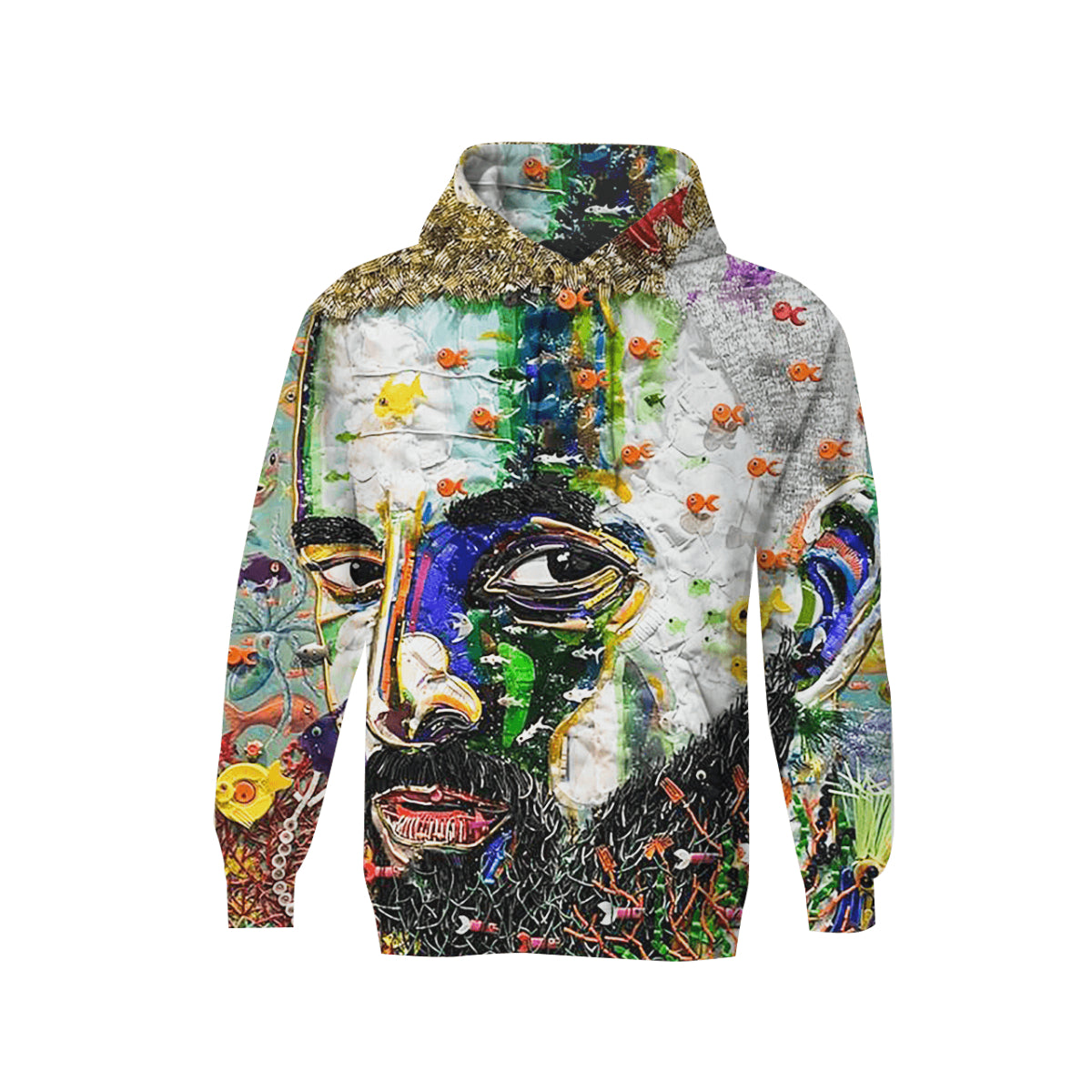 Maluma - #7DJ Portrait All-Over Hoodie