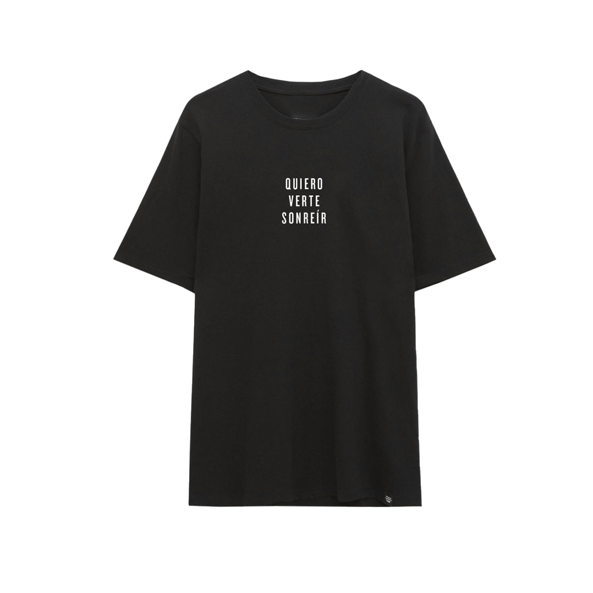 Quiero Verte Sonrei_r Black TShirt