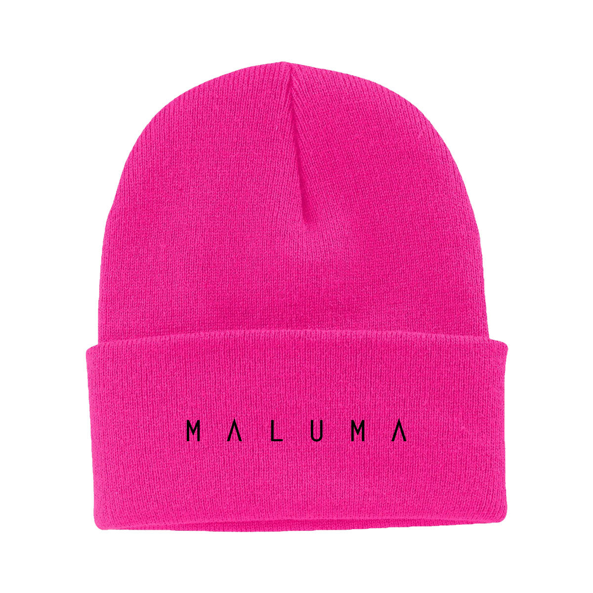 Maluma Pyramid Neon Pink Beanie