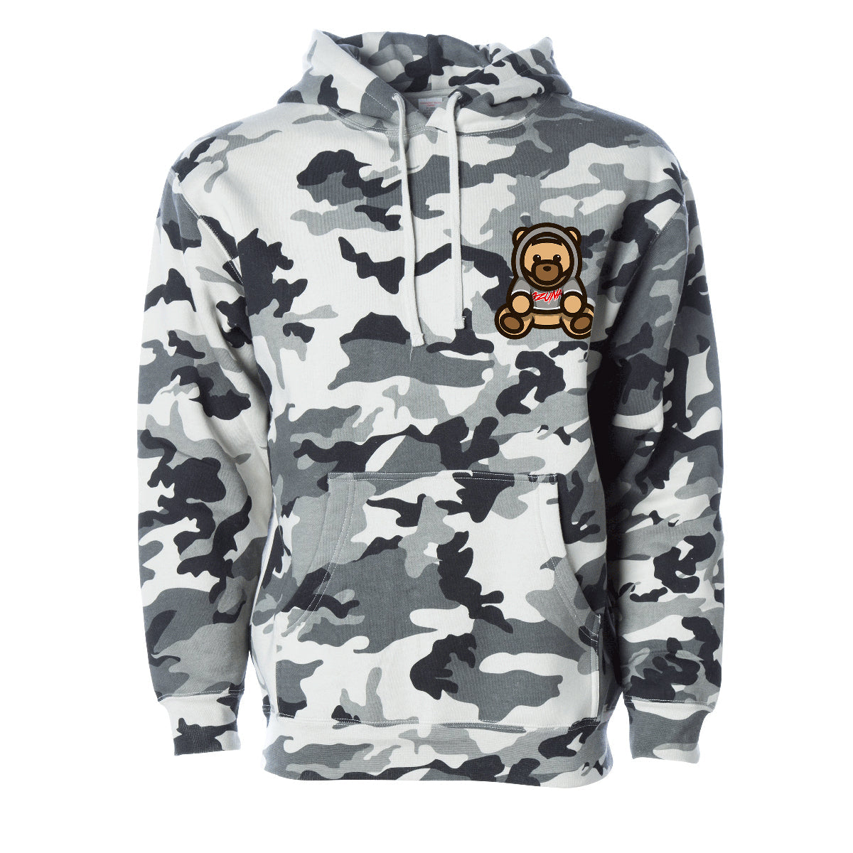 Ozuna Camo Bear Pullover Hoodie Sony Latin