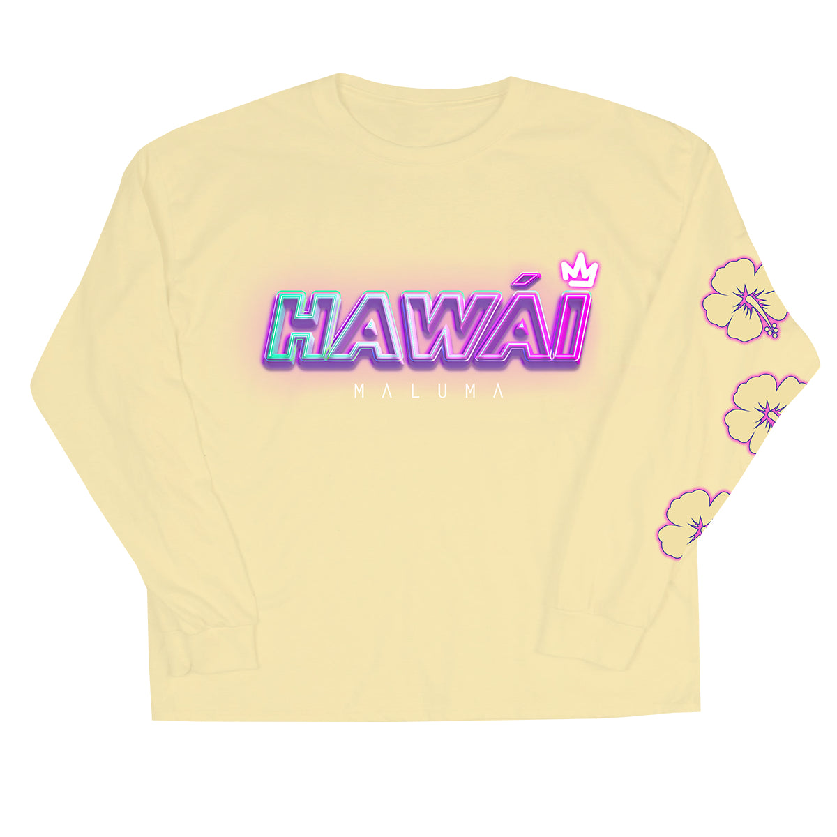 Maluma - Hawái Yellow Long Sleeve Tee