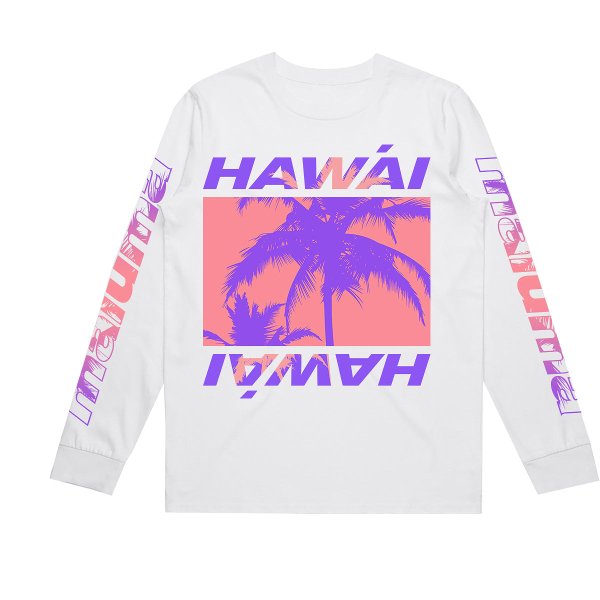Maluma - Hawái White Long Sleeve Tee