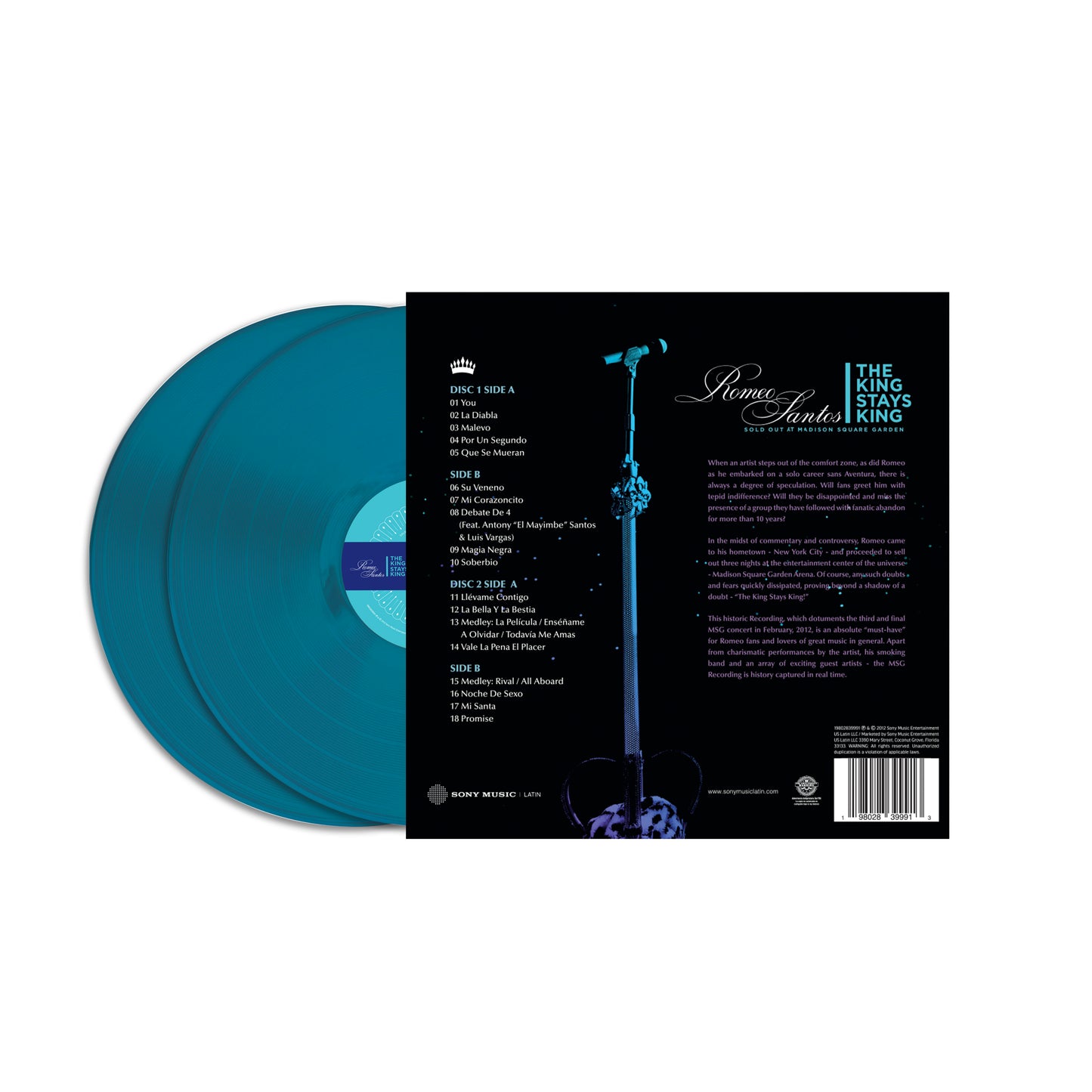 Romeo Santos - The King Stays King Vinyl 2LP
