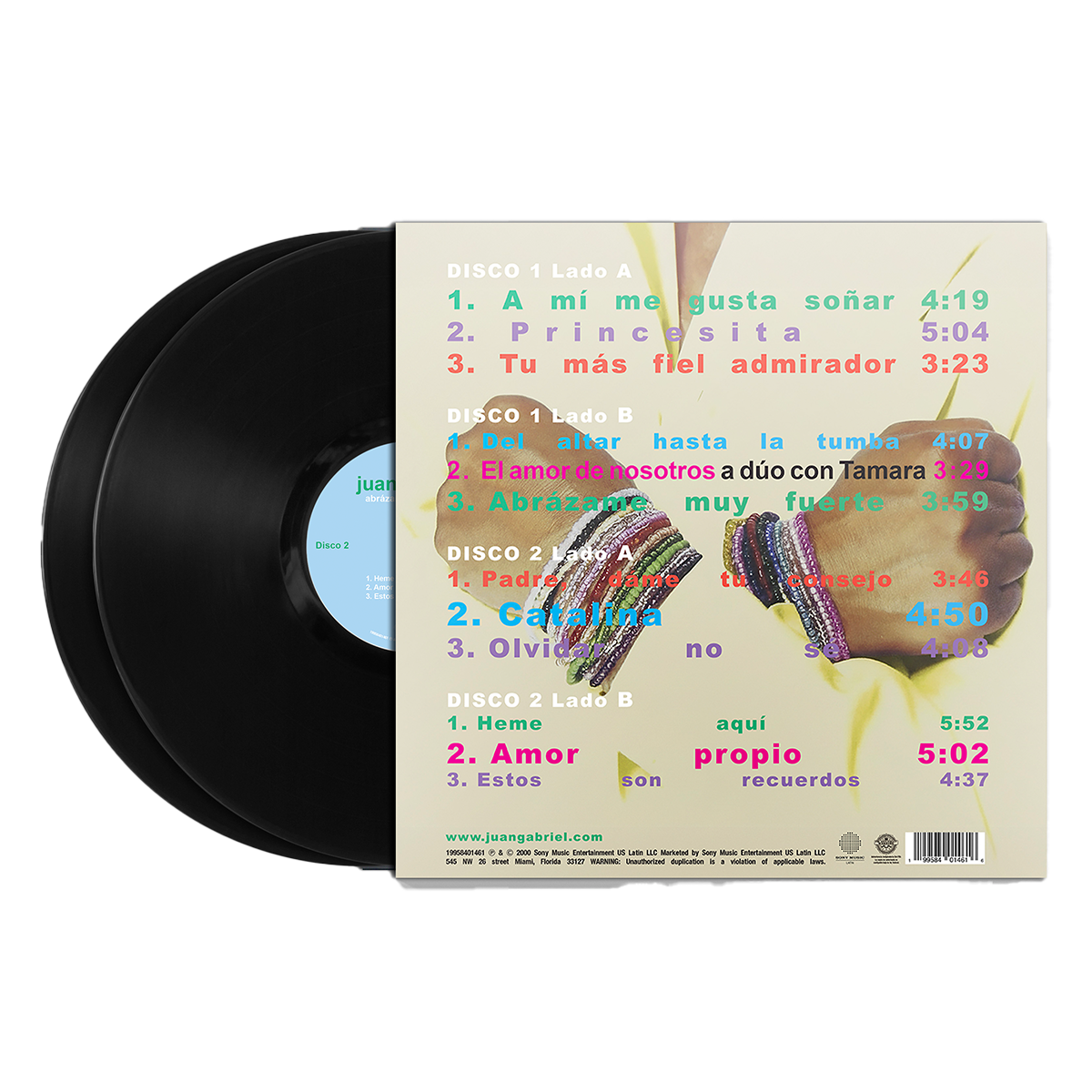 Juan Gabriel - Abrázame Muy Fuerte (25th Anniversary) 2LP Vinyl