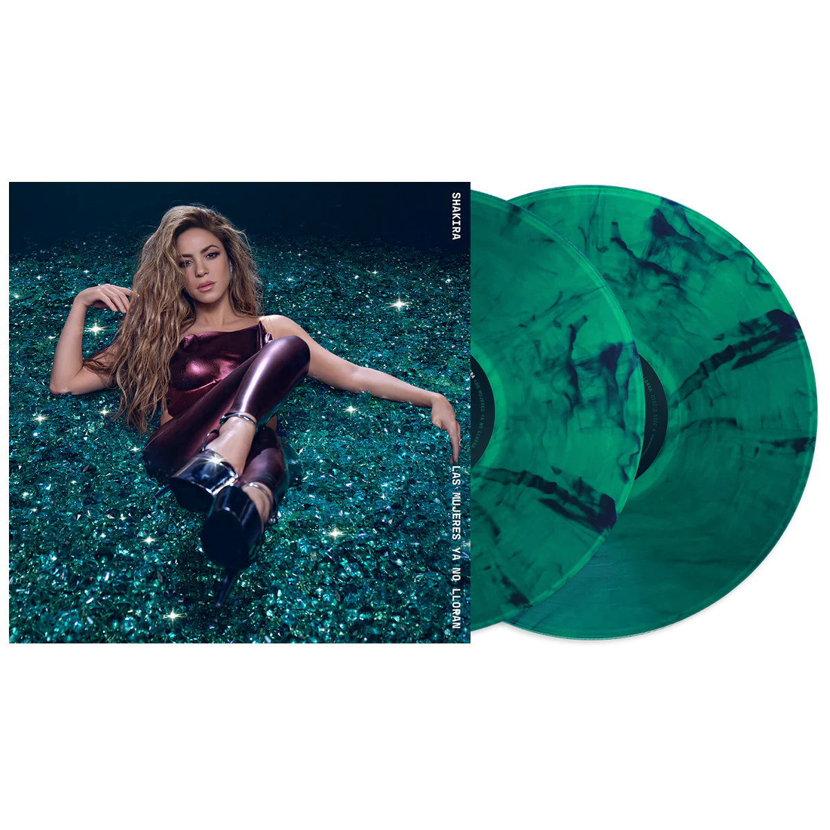 SHAKIRA - Las Mujeres Ya No Lloran (Exclusive Emerald Edition) - Green 2LP