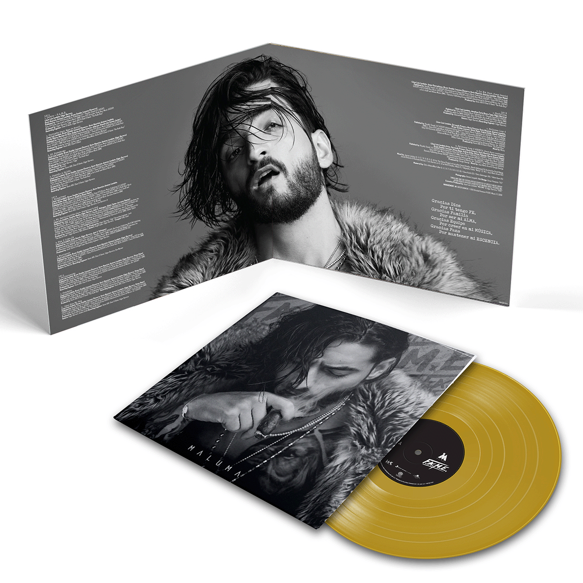 Maluma - F.A.M.E. Gold Vinyl LP