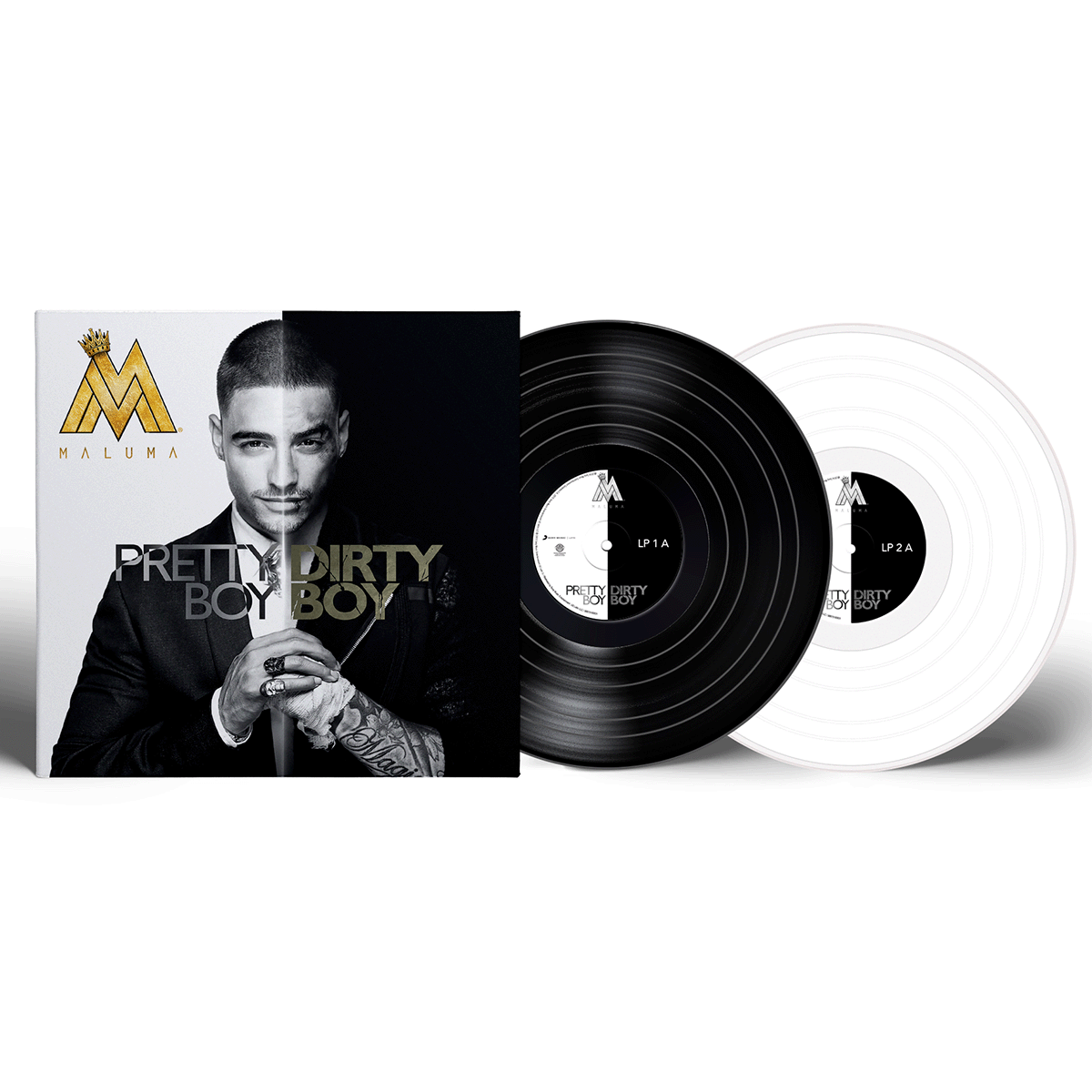 Maluma - Pretty Boy, Dirty Boy White & Black Vinyl 2LP