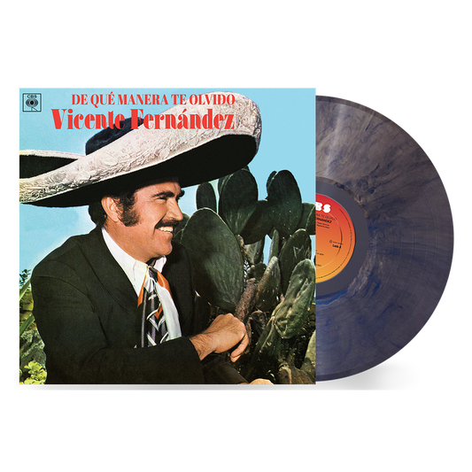 Vicente Fernández - De Que Manera Te Olvido Vinyl (Iridescent Blue)