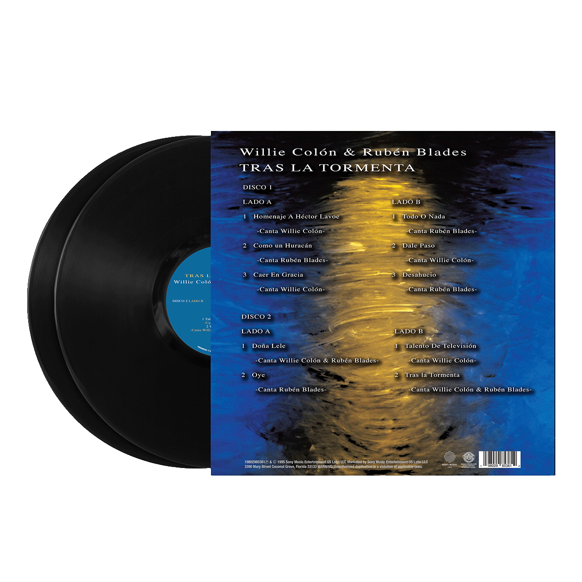 Willie Colón  & Ruben Blades - Tras la Tormenta Vinyl