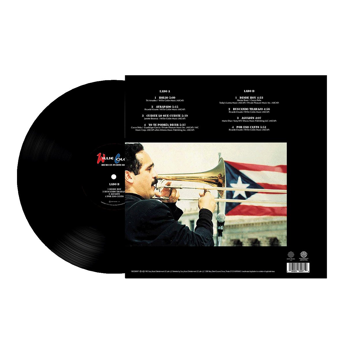 Willie Colón - Hecho en Puerto Rico Vinyl