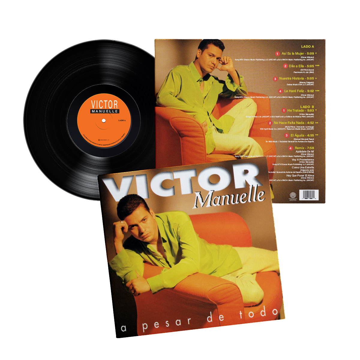Victor Manuelle - A Pesar De Todo Vinyl