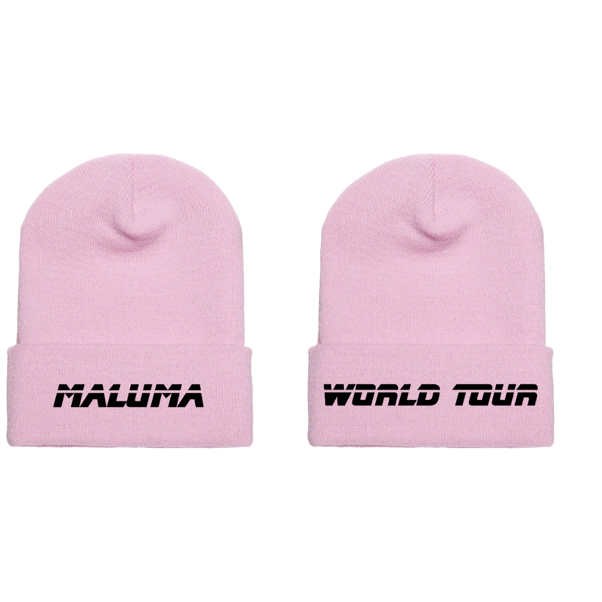 Maluma World Tour Pink Beanie