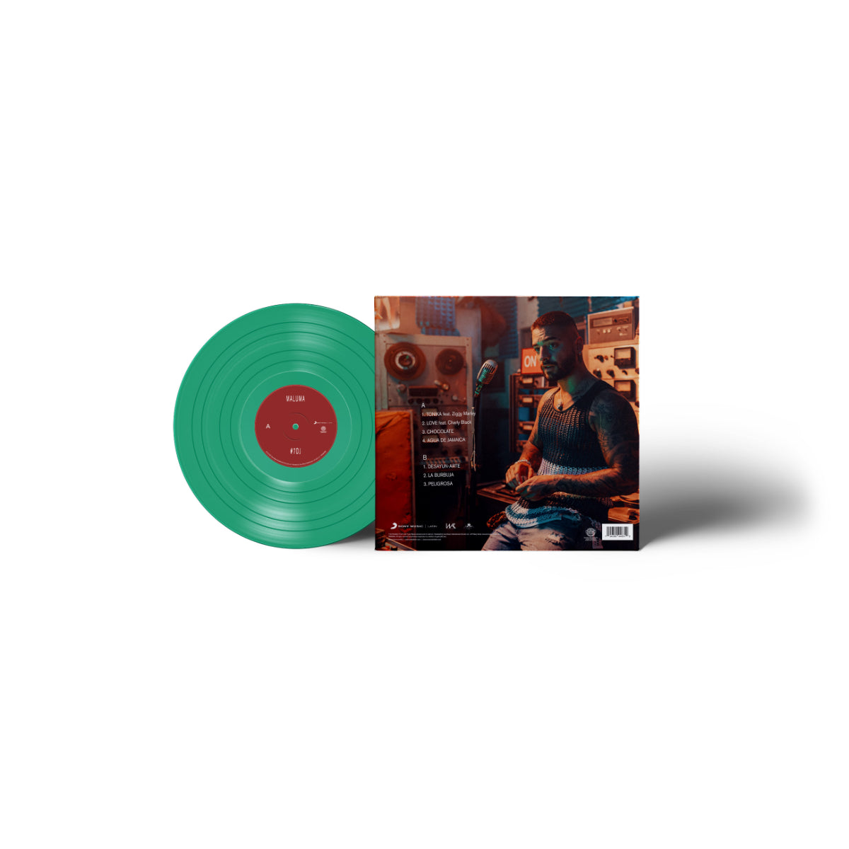 #7DJ (7 Dias En Jamaica) Turquoise Vinyl LP